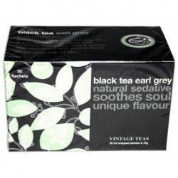 Vintage Teas Čierny čaj Earl Grey, 30ks