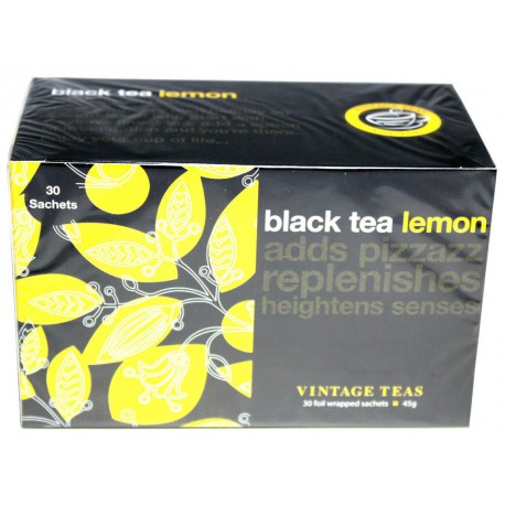 Vintage Teas Čierny čaj s citrónom, 30ks