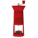 Bialetti Ručný mlynček na kávu, červený