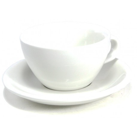 Acme & Co EVO Cappuccino šálka s podšálkou biela, 190ml