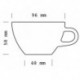 Acme & Co EVO Cappuccino šálka s podšálkou biela, 190ml