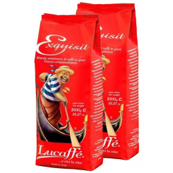 Lucaffé Exquisit 2x1kg, zrnková káva