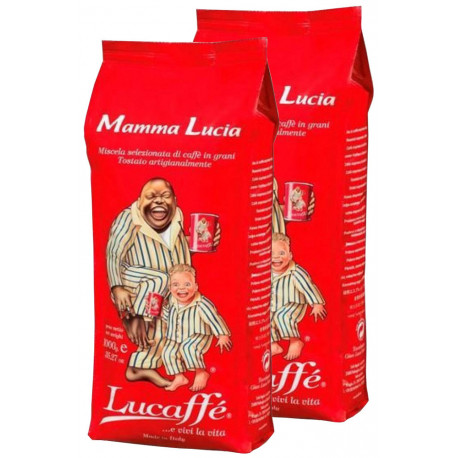 Lucaffé Mamma Lucia 2x1kg, zrnková káva