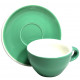 Acme & Co EVO Cappuccino šálka s podšálkou zelená, 190ml