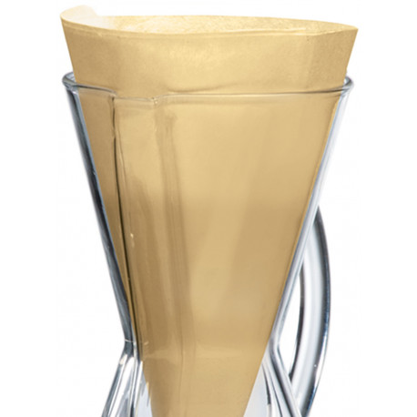 Chemex Coffeemaker Filter hnedý na 3 porcie, 100ks