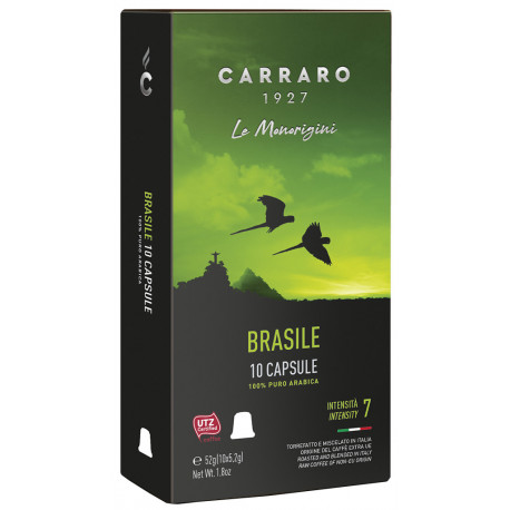 Carraro Brasile pre Nespresso, 10x5,2g