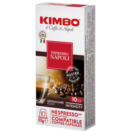 Kimbo Napoli pre Nespresso, 10x5,8g