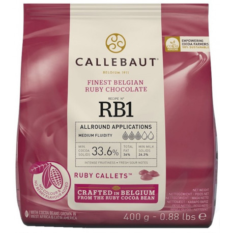 Callebaut Ruby horúca čokoláda, 400g