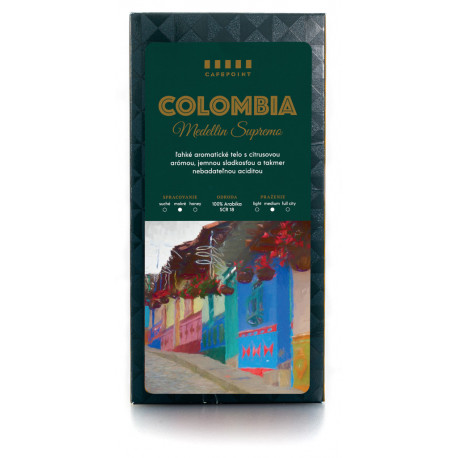 Cafepoint Colombia Supremo 18 250g, zrno