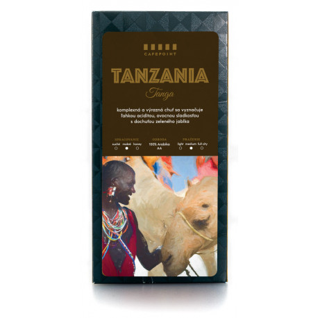 Cafepoint Tanzania Tanga AA 250g, zrno
