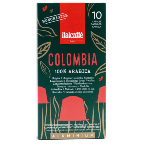 Italcaffé Single Origin Colombia pre Nespresso, 10x5g