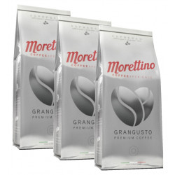 Morettino Gran Gusto 3x1kg, zrnková káva