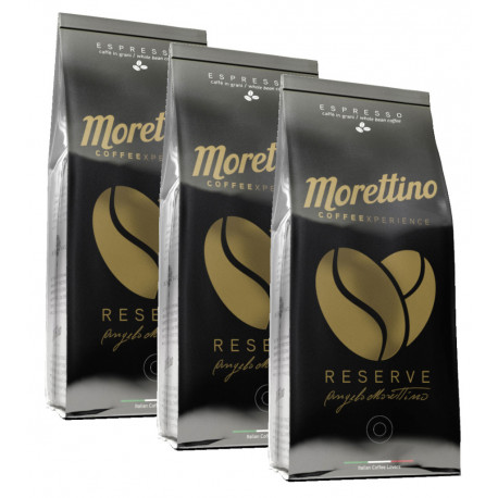 Morettino Reserve 100% Arabica 3x1kg, zrnková káva