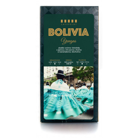 Cafepoint Bolivia Yungas SHB EP 250g, zrnková káva