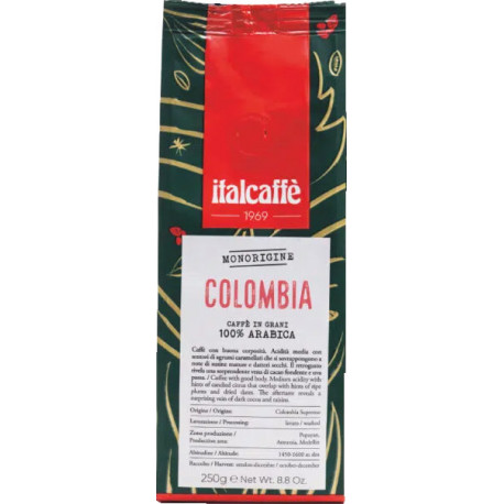 Italcaffé Colombia 250g, zrnková káva