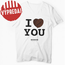 Cafepoint tričko "I LOVE YOU" dámske