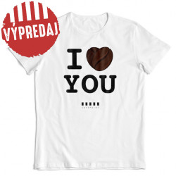 Cafepoint tričko "I LOVE YOU" pánske