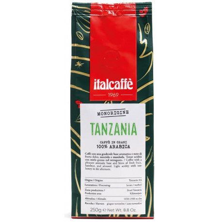 Italcaffé Tanzania 250g, zrnková káva