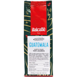 Italcaffé Guatemala 250g, zrnková káva Hmotnosť balenia-250 g Druh kávy-Odrodová 100% Arabika Krajina pôvodu-Guatemala