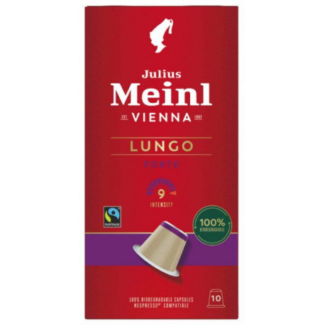 Julius Meinl Lungo Fairtrade pre Nespresso, 10x5,6g