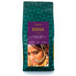 Cafepoint India Cherry AA Robusta 1kg, zrno Hmotnosť balenia-1 kg Krajina pôvodu-India Druh kávy-Odrodová 100% Robusta