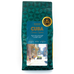 Cafepoint Cuba Serrano Superior 1kg, zrno Výraznosť chuti-Stredná Intenzita praženia-stredné praženie Kréma-Stredná Acidita-žiadna