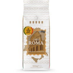 Cafepoint Ciao Roma 1kg, zrno Druh kávy-Zmes 100% Arabiky Krajina pôvodu-Rôzna Hmotnosť balenia-1 kg
